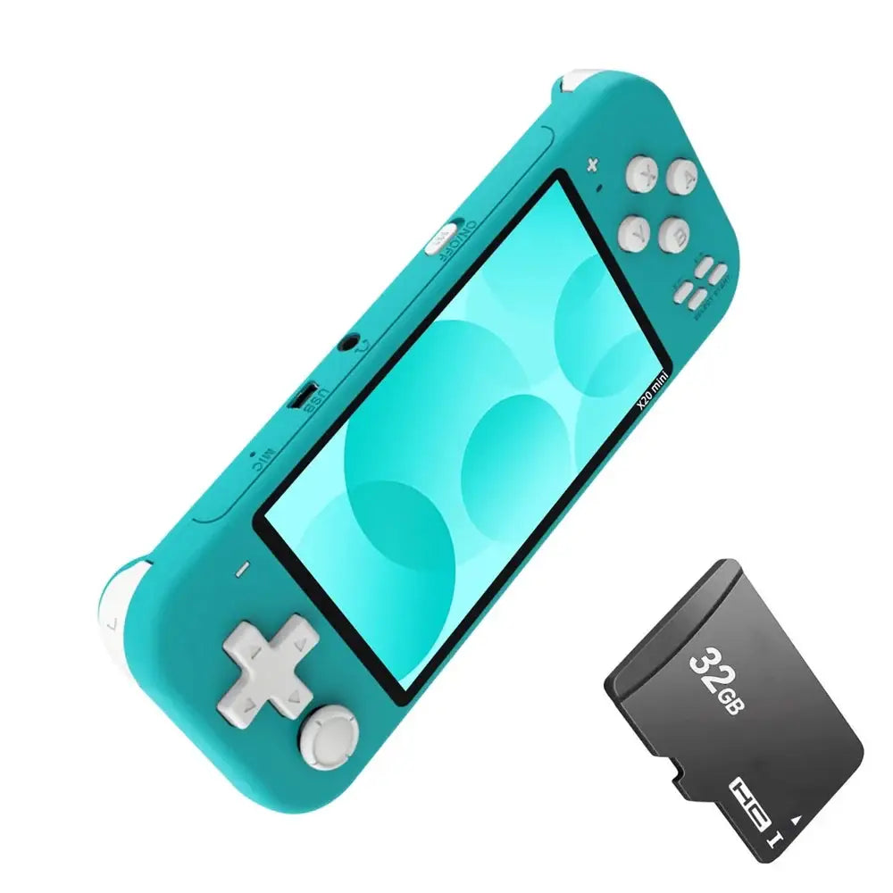 Mini 4.3’’ Handheld Game Console – 8/32GB (4 colours available) - Green - 32GB / Game Console - 9eight5