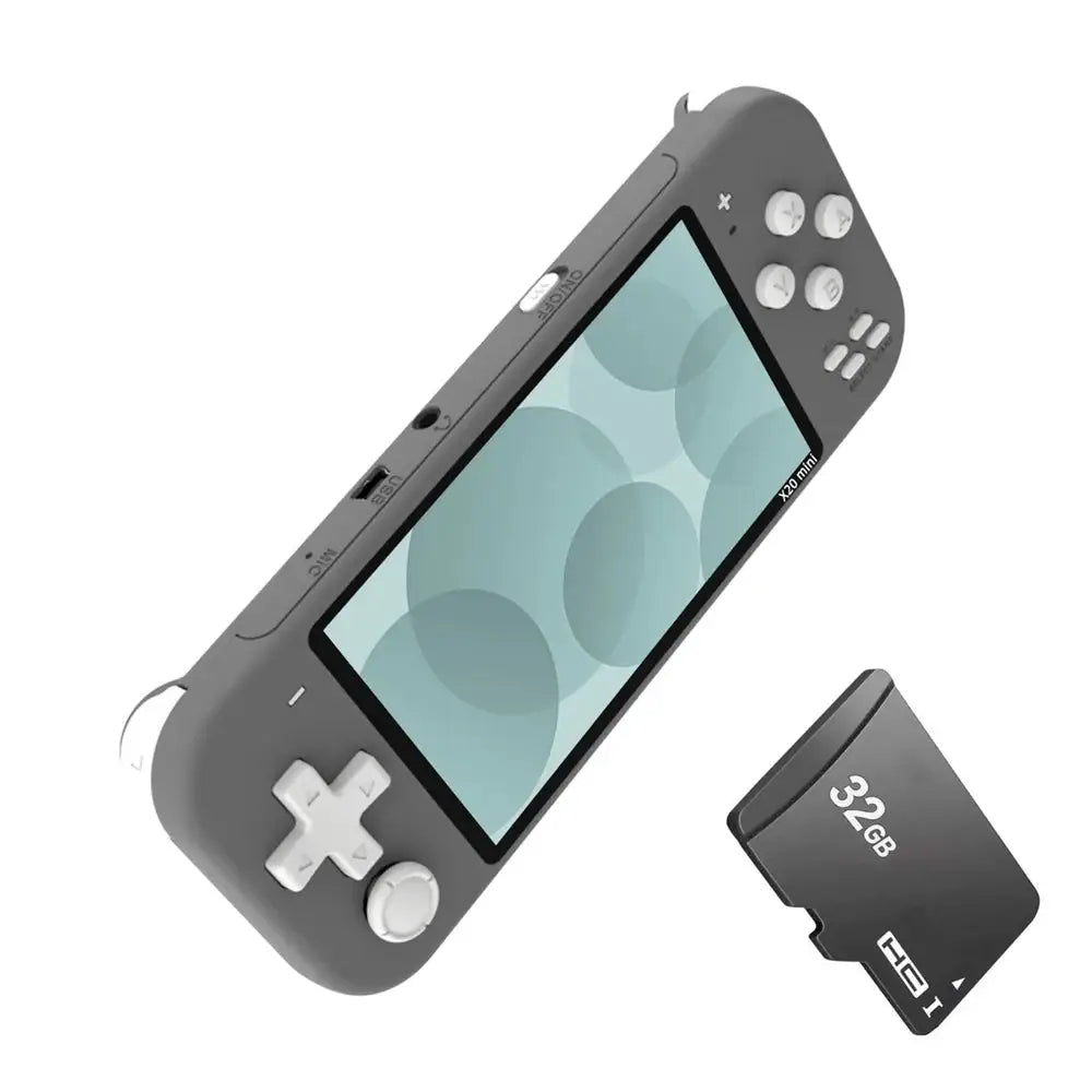 Mini 4.3’’ Handheld Game Console – 8/32GB (4 colours available) - Grey - 32GB / Game Console - 9eight5