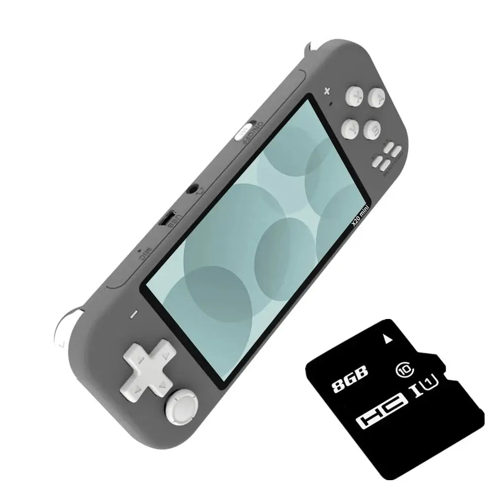 Mini 4.3’’ Handheld Game Console – 8/32GB (4 colours available) - Grey - 8GB / Game Console - 9eight5