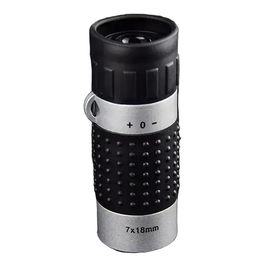 Mini 7x18 Monocular Telescope Crosshairs Rangefinder Differentiation line for Hunting Golf Hiking Bird Watching Travel