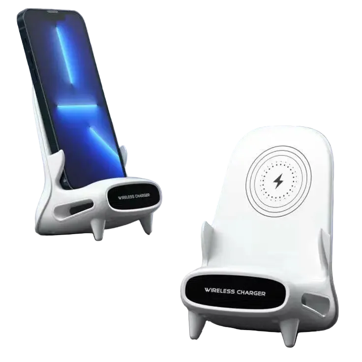 Mini Chair Wireless Fast Charger Multifunctional Phone Holder Charge Dock Station for Huawei Iphone 14 13 Charging