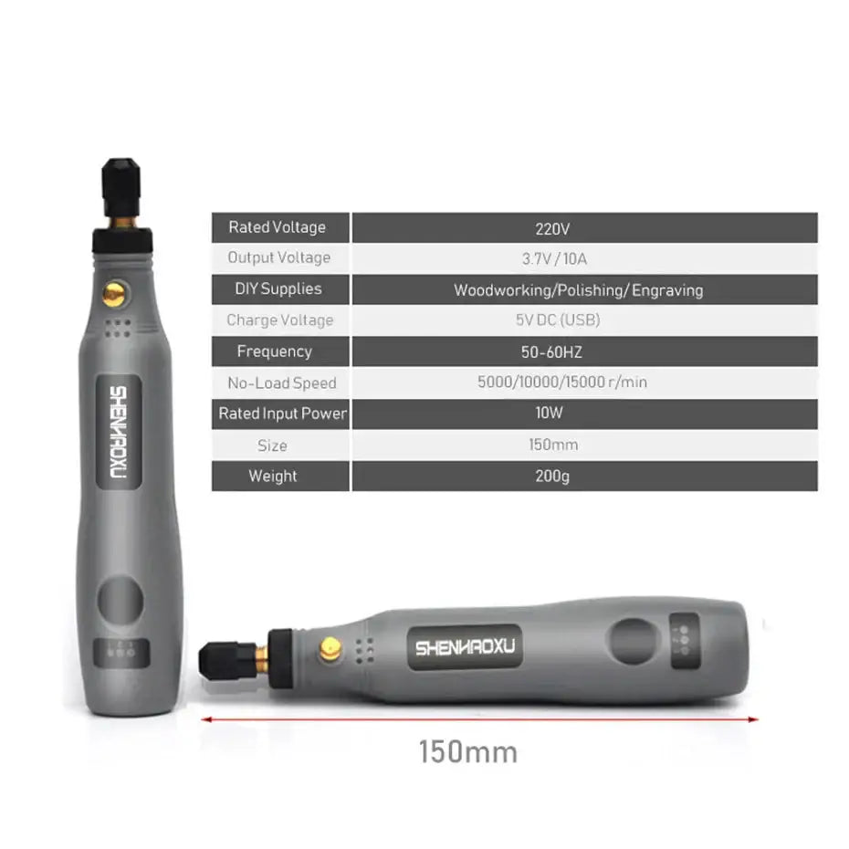 Mini Cordless Electric Drill & Grinder Set - HBC