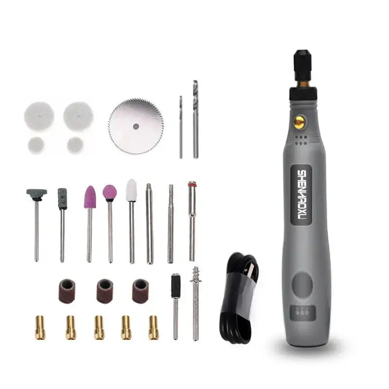 Mini Cordless Electric Drill & Grinder Set - HBC