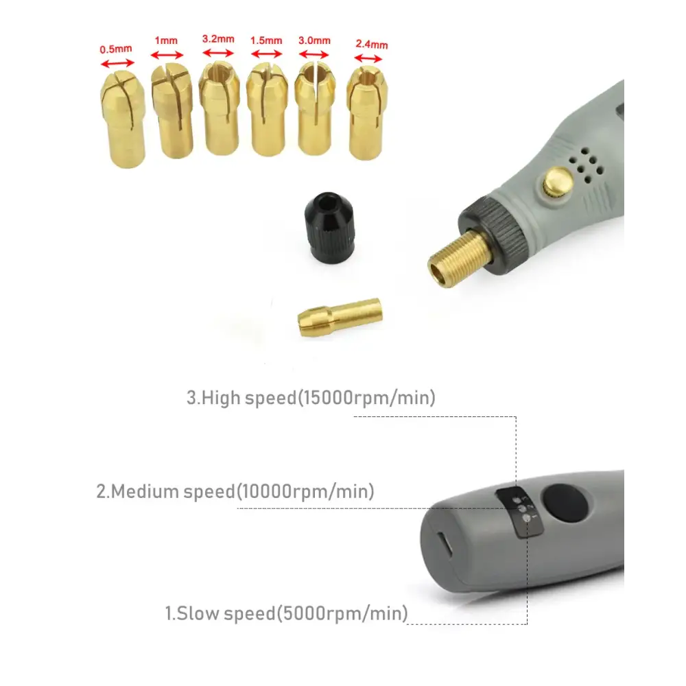 Mini Cordless Electric Drill & Grinder Set - HBC