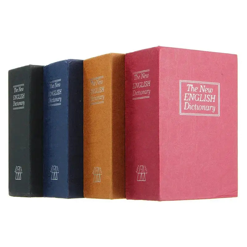 Mini Dictionary Book Safe (9 different types available) - 240MM Brown W Keys - HBC