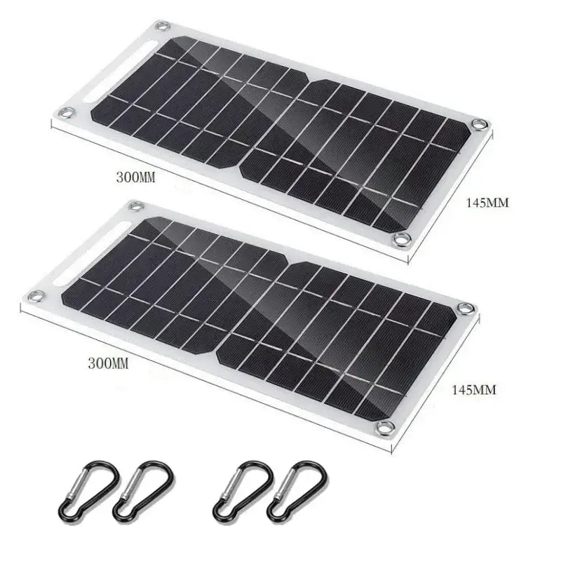 Mini Flexible Solar Charger 5V (different sets available) - 2Pcs Solar Panels / Solar Panel - SS