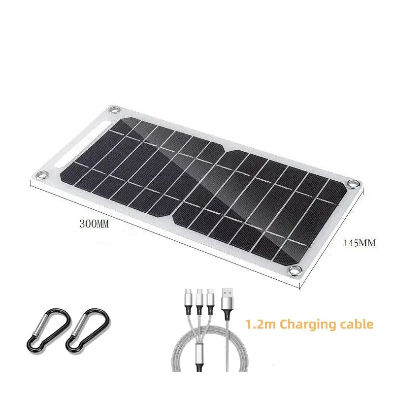 Mini Flexible Solar Charger 5V (different sets available) - Charging cable / Solar Panel - SS