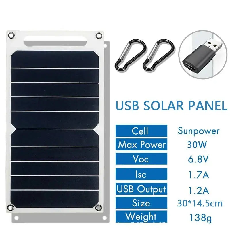 Mini Flexible Solar Charger 5V (different sets available) - SS