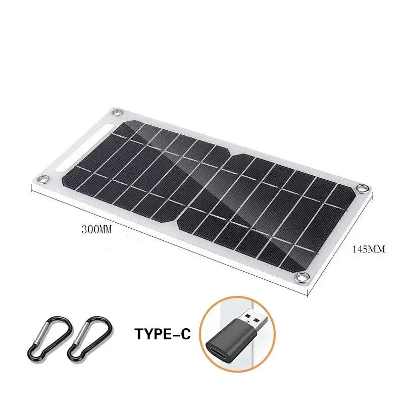 Mini Flexible Solar Charger 5V (different sets available) - Type-C / Solar Panel - SS