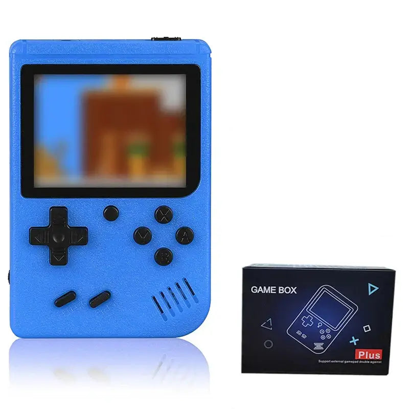 Mini Handheld Game Console – 400 Built-in Games (various types available) - Blue-Single / Game Console - 9eight5