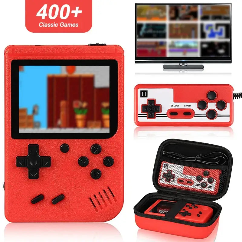 Mini Handheld Game Console – 400 Built-in Games (various types available) - 9eight5