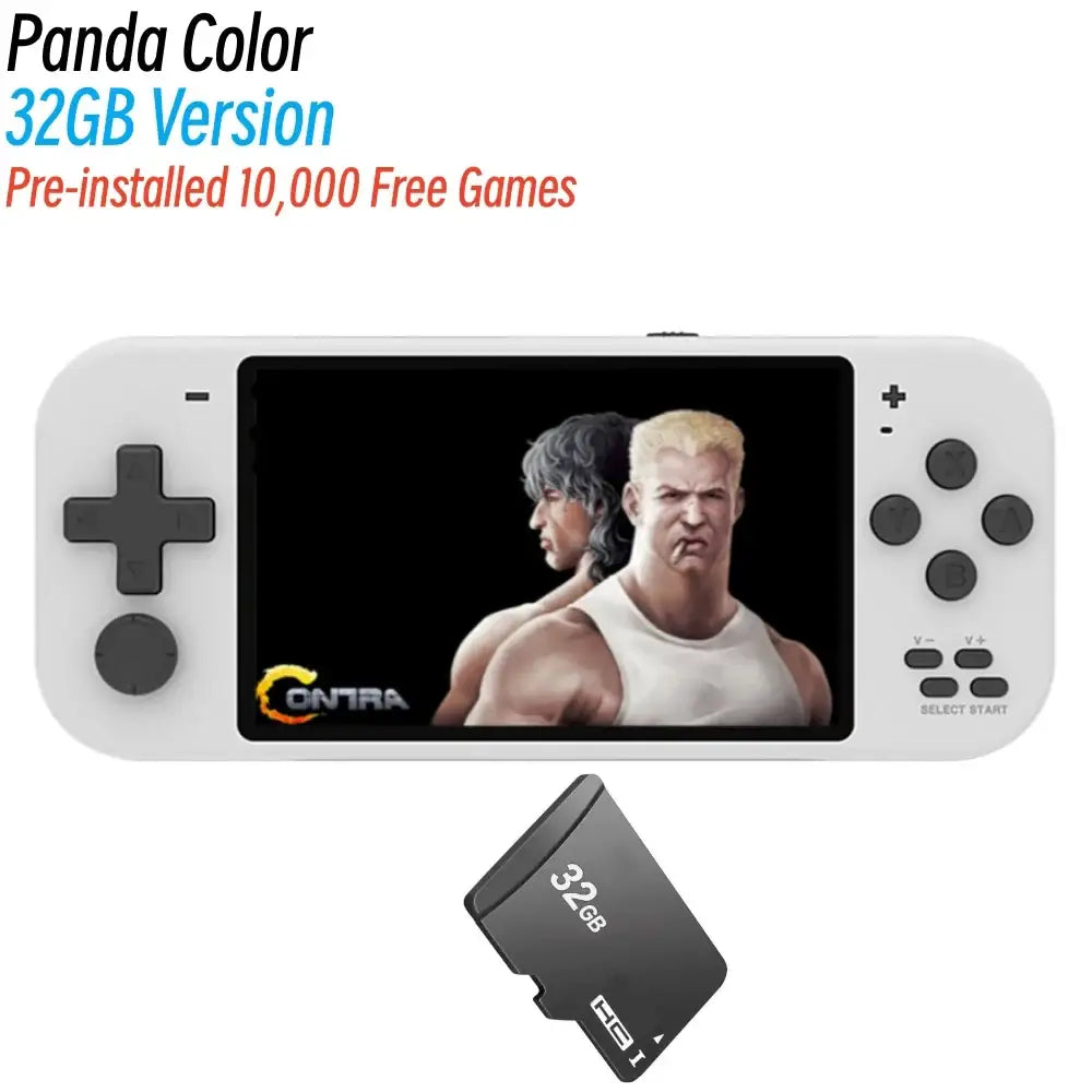 Mini Handheld Game Console – 8/32GB 10000 Games (3 colours available) - Panda Color 32GB / Gaming Console - 9eight5