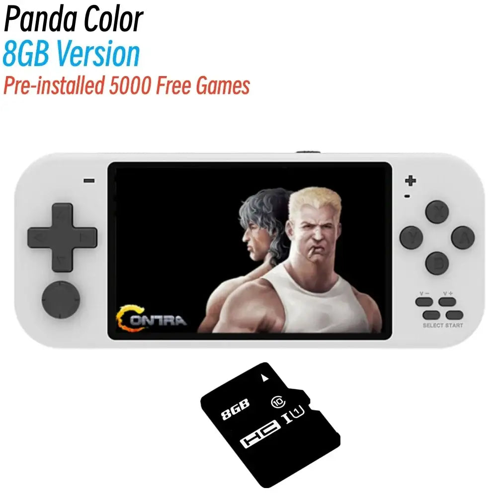 Mini Handheld Game Console – 8/32GB 10000 Games (3 colours available) - Panda Color 8GB / Gaming Console - 9eight5