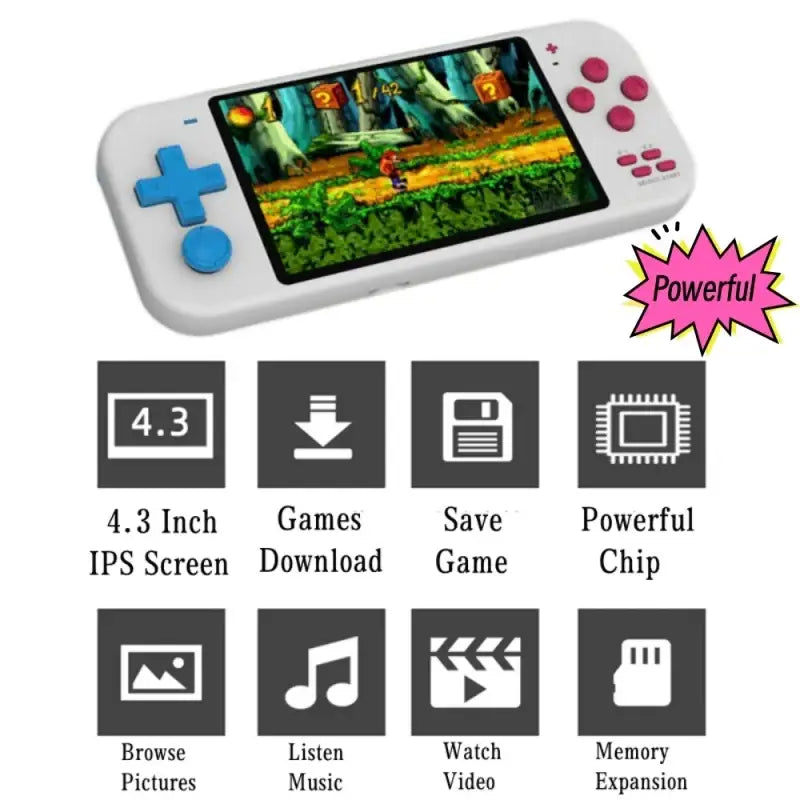 Mini Handheld Game Console – 8/32GB 10000 Games (3 colours available) - 9eight5