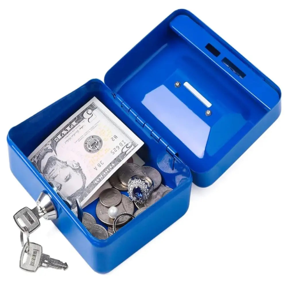 Mini Key Lock Money Safe Box (available in 4 colours) - SS