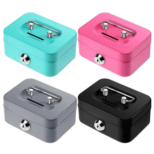 Mini Key Lock Money Safe Box (available in 4 colours) - SS