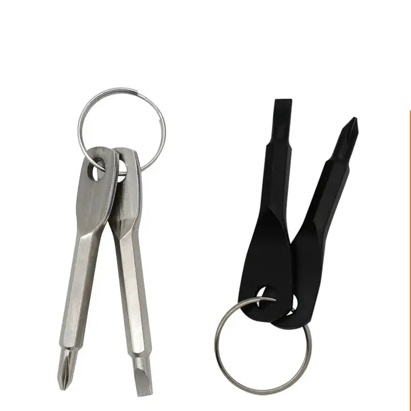 Mini Keychain Screwdriver Tool – Phillips & Slotted (2 colours available) - HBC