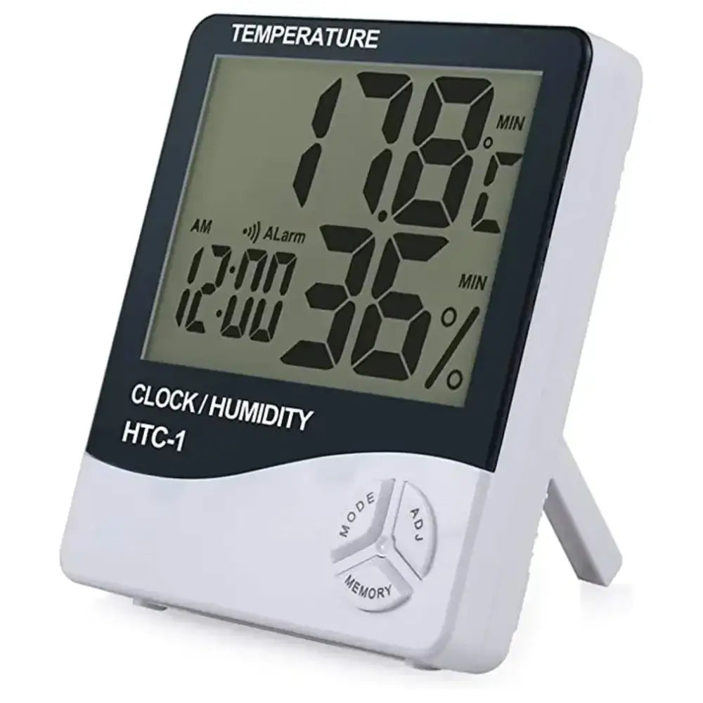 Mini LCD Digital Thermometer Hygrometer for Indoor Use (available in 2 types in packaging) - HBC