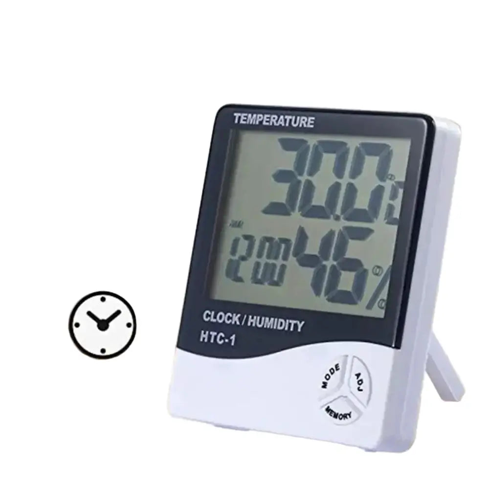 Mini LCD Digital Thermometer Hygrometer for Indoor Use (available in 2 types in packaging) - HBC