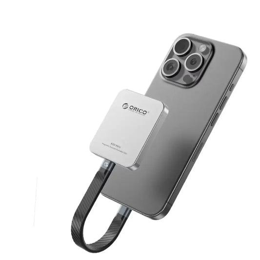 Mini Magnetic External SSD 2000MB/s (2 colours available) - Silver / 2TB - TWS