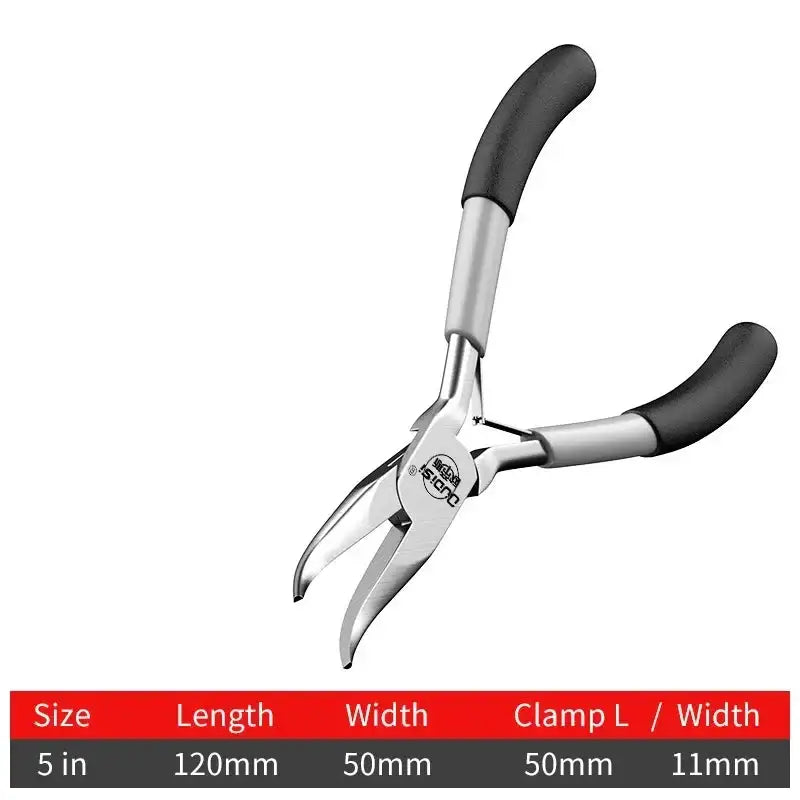Mini Pliers (available in 9 different types) - Curved nose pliers - HBC