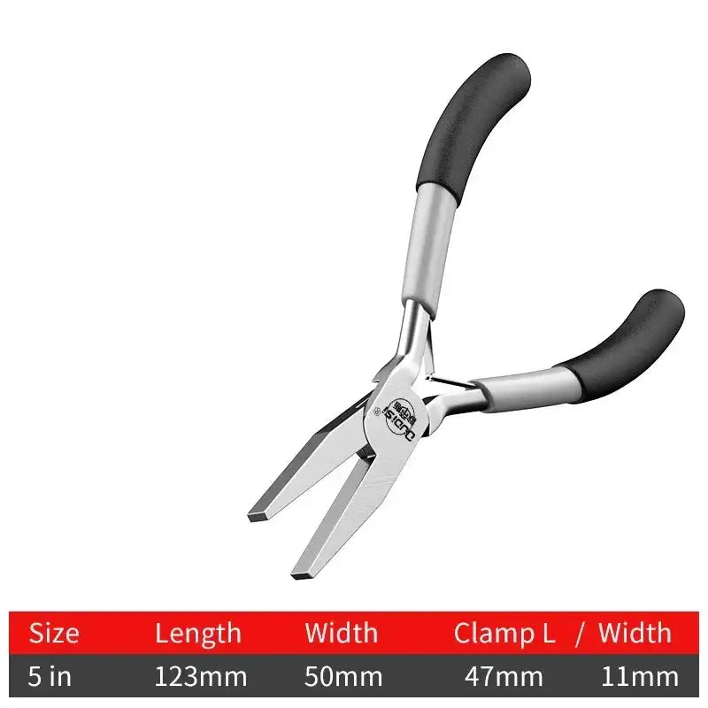 Mini Pliers (available in 9 different types) - Flat nose pliers - HBC
