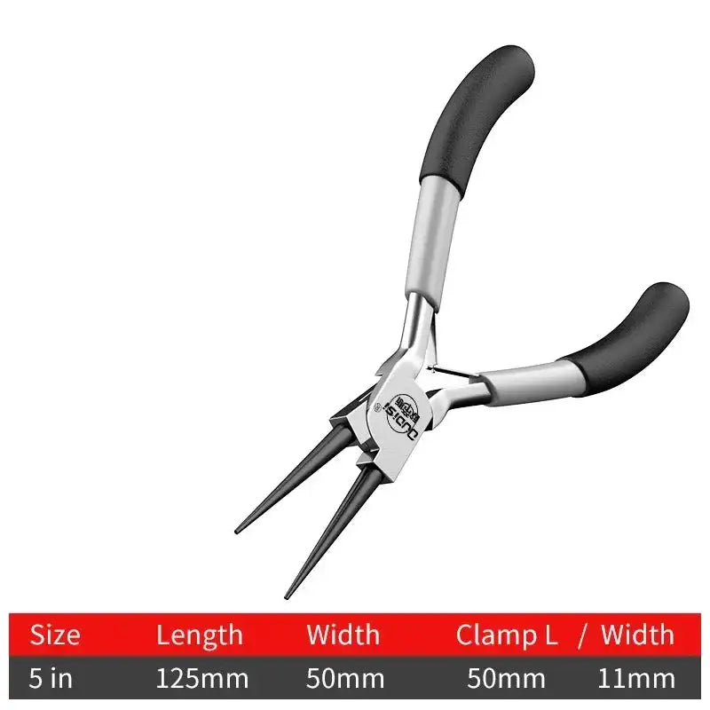 Mini Pliers (available in 9 different types) - Round Nose Pliers - HBC