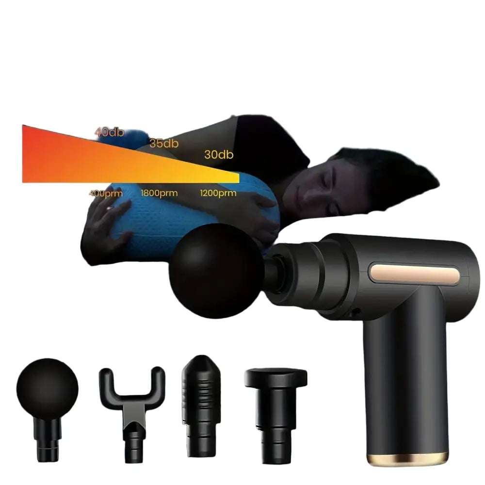 Mini Portable Fascia Massage Gun – Electric Percussion Pistol Massager - HBC