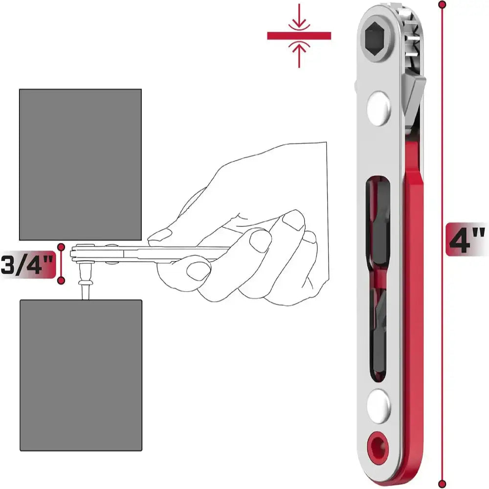 Mini Two-Way Ratchet Screwdriver – Flat/Hex Head (3 type of sets available) - HBC