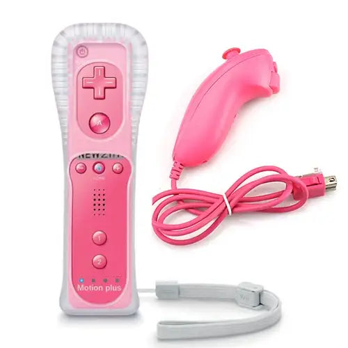 Motion Plus Remote & Nunchuk – Replacement with Silicone Case for Wii/Wii U - 9eight5