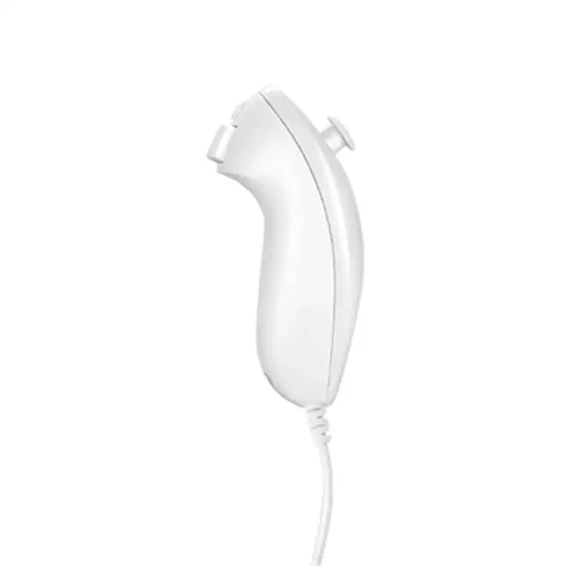 Motion Plus Remote & Nunchuk – Replacement with Silicone Case for Wii/Wii U - Left White / Controller - 9eight5