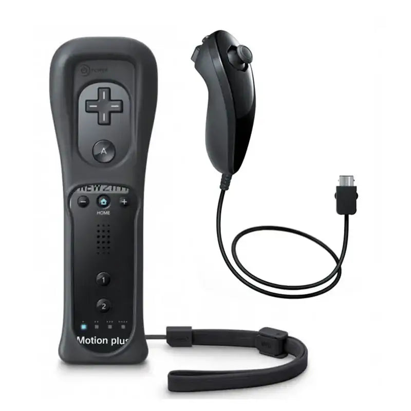 Motion Plus Remote & Nunchuk – Replacement with Silicone Case for Wii/Wii U - 9eight5