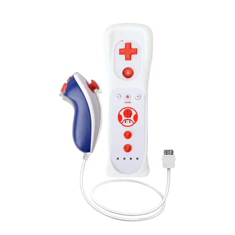 Motion Plus Remote & Nunchuk (various colours available) - 1 Set Blue White / Controller - 9eight5