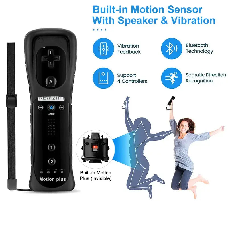 Motion Plus Remote & Nunchuk (various colours available) - 9eight5