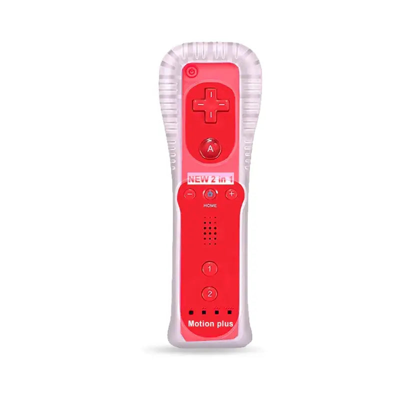 Motion Plus Remote & Nunchuk (various colours available) - Red remote / Controller - 9eight5