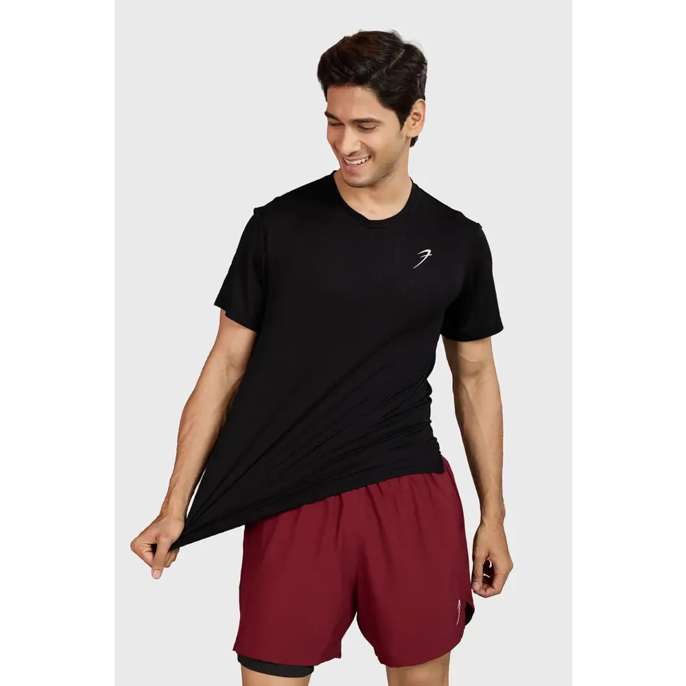 Motion Running T-shirt Black - T-shirts