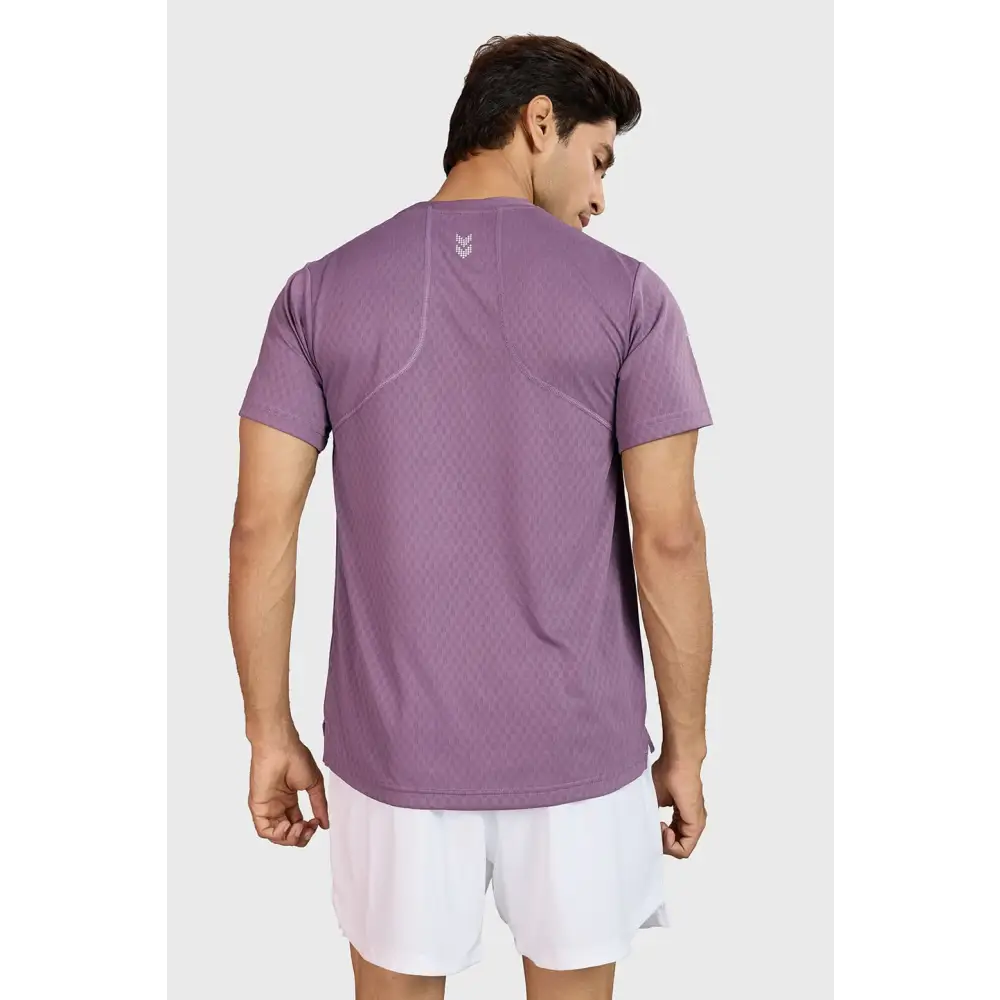 Motion Running T-shirt Plum - T-shirts