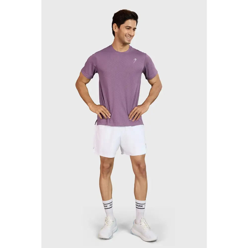 Motion Running T-shirt Plum - T-shirts