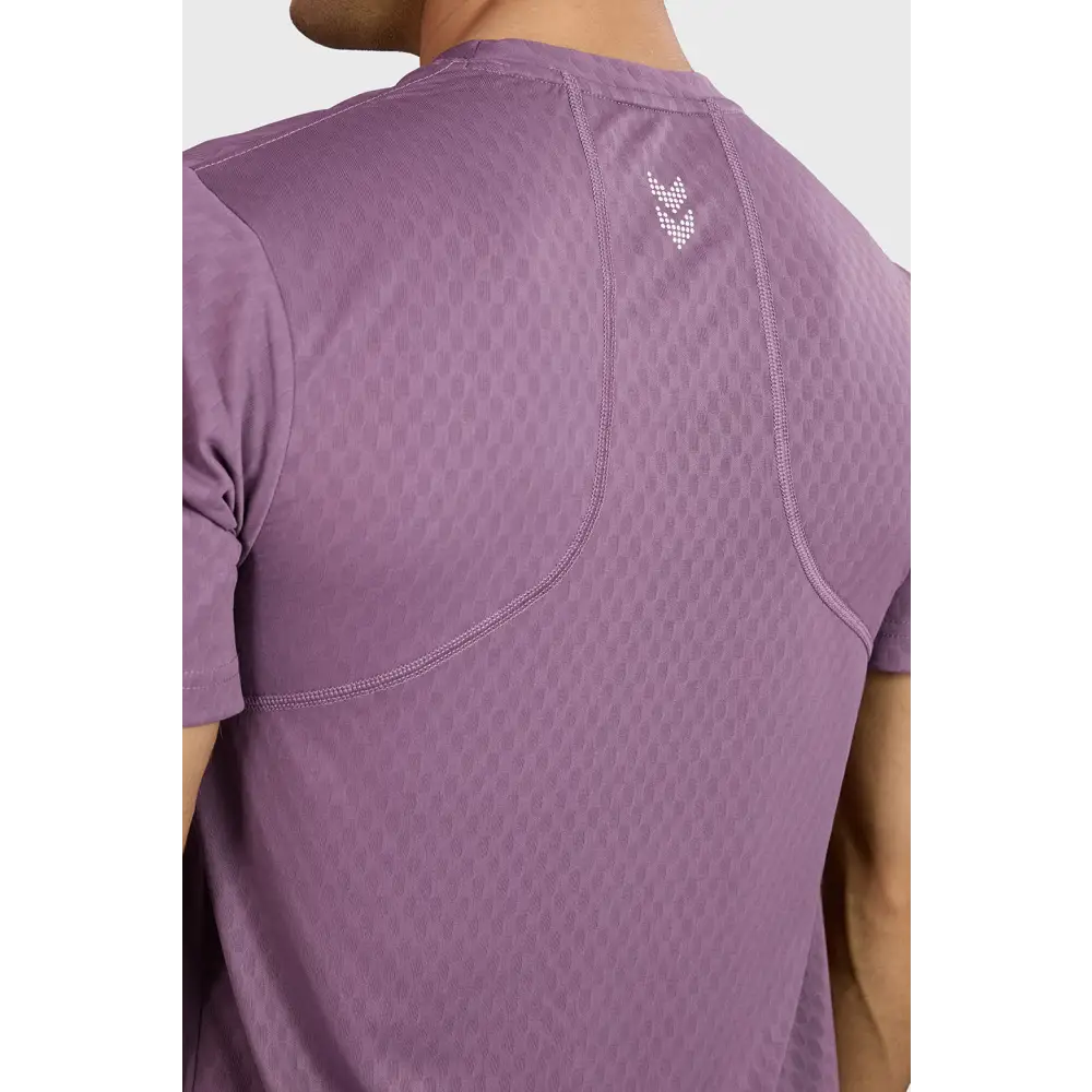 Motion Running T-shirt Plum - T-shirts