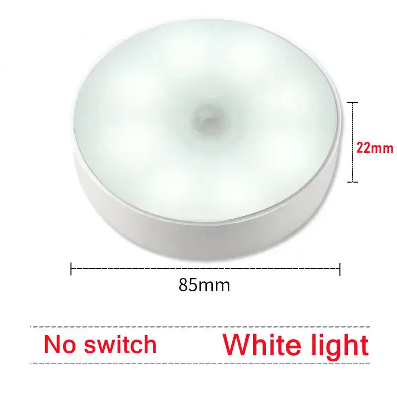 Motion Sensor Light Led USB NightLights Rechargeable Lamp for Bedroom Staircase Hallway Wardrobe Cupboard Lighting