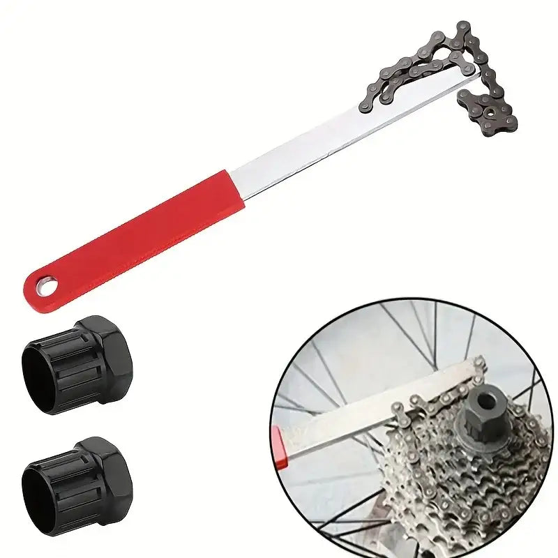 Mountain Bike Card-Type Flywheel Disassembly Special Wrench Card-Type Flywheel Disassembly Chain Wrench Bicycle Repair