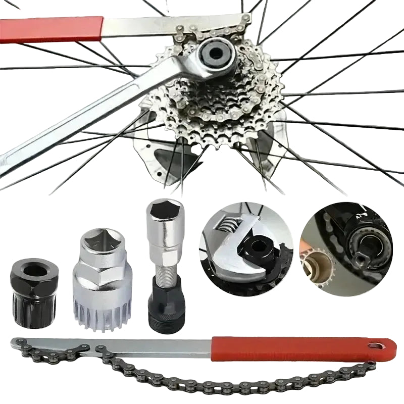 Mountain Bike Card-Type Flywheel Disassembly Special Wrench Card-Type Flywheel Disassembly Chain Wrench Bicycle Repair