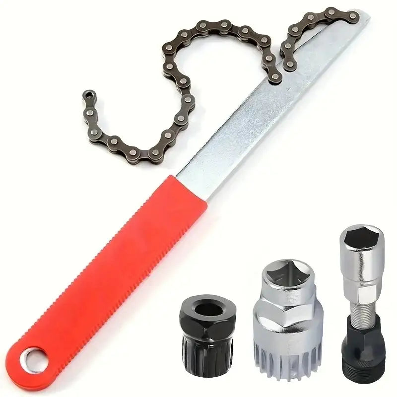 Mountain Bike Card-Type Flywheel Disassembly Special Wrench Card-Type Flywheel Disassembly Chain Wrench Bicycle Repair