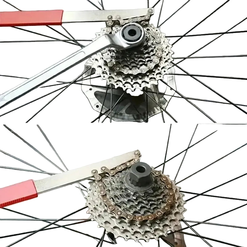 Mountain Bike Card-Type Flywheel Disassembly Special Wrench Card-Type Flywheel Disassembly Chain Wrench Bicycle Repair