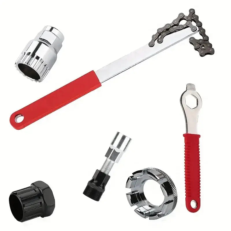 Mountain Bike Card-Type Flywheel Disassembly Special Wrench Card-Type Flywheel Disassembly Chain Wrench Bicycle Repair