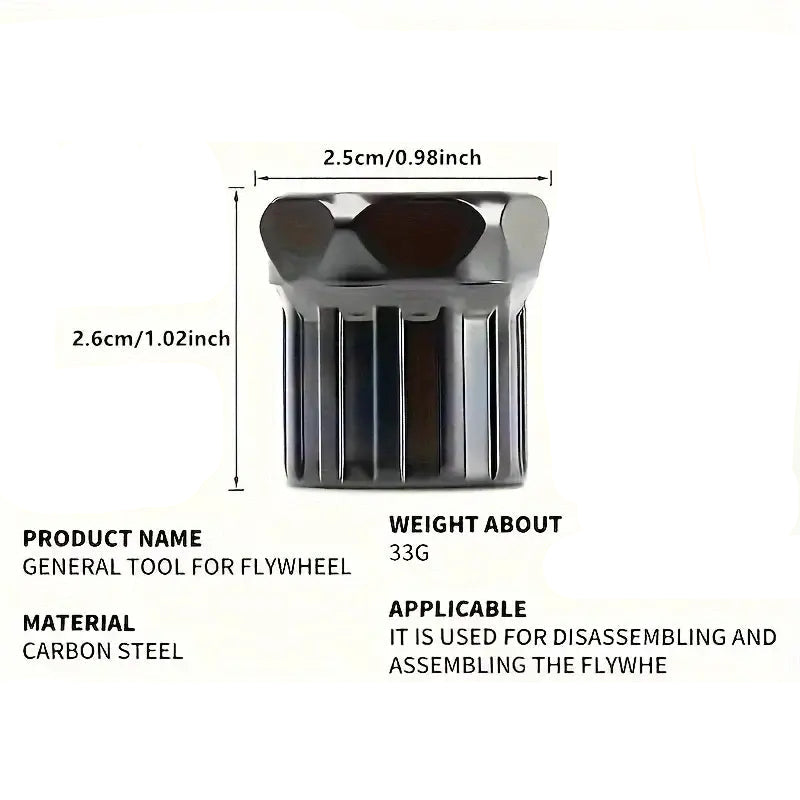 Mountain Bike Card-Type Flywheel Disassembly Special Wrench Card-Type Flywheel Disassembly Chain Wrench Bicycle Repair