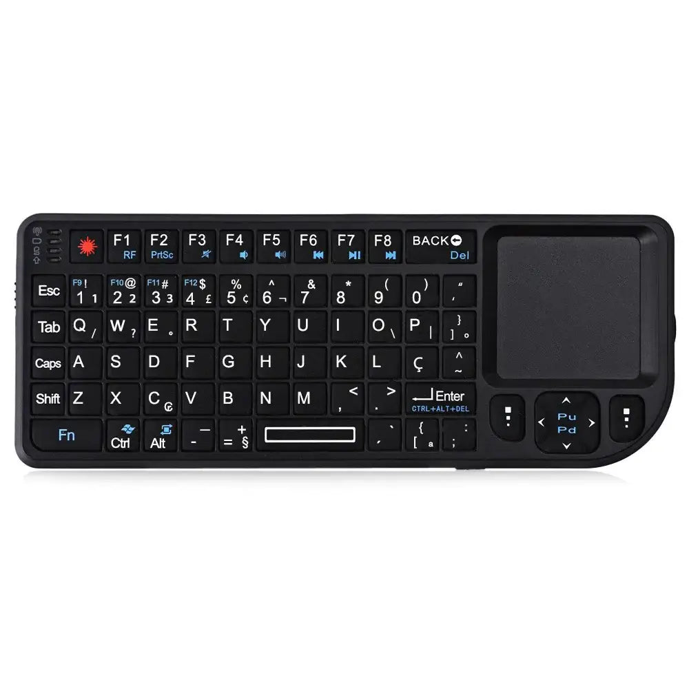 MRSVI A8 Mini Wireless Keyboard 2.4G 7 Color Backlit Touchpad Air Mouse With Infrared Indicator for Android TV Box