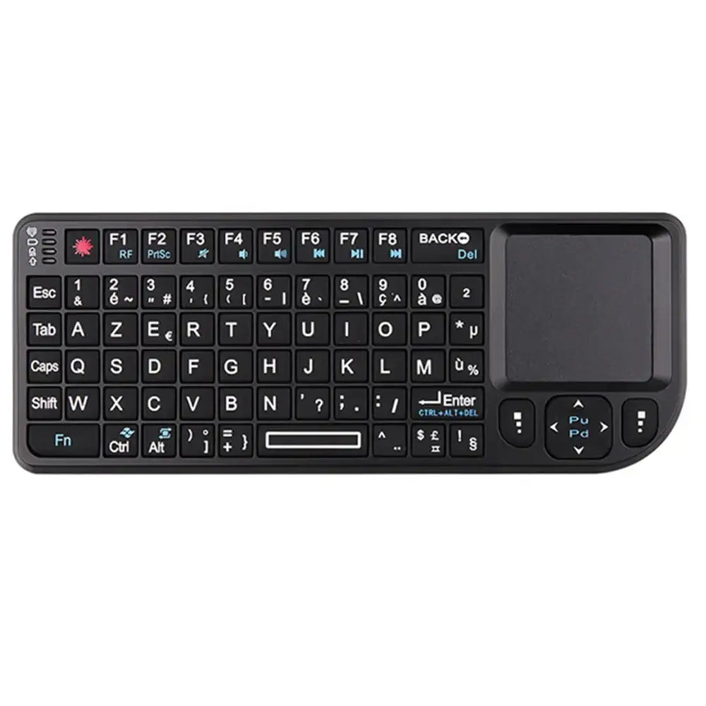 MRSVI A8 Mini Wireless Keyboard 2.4G 7 Color Backlit Touchpad Air Mouse With Infrared Indicator for Android TV Box