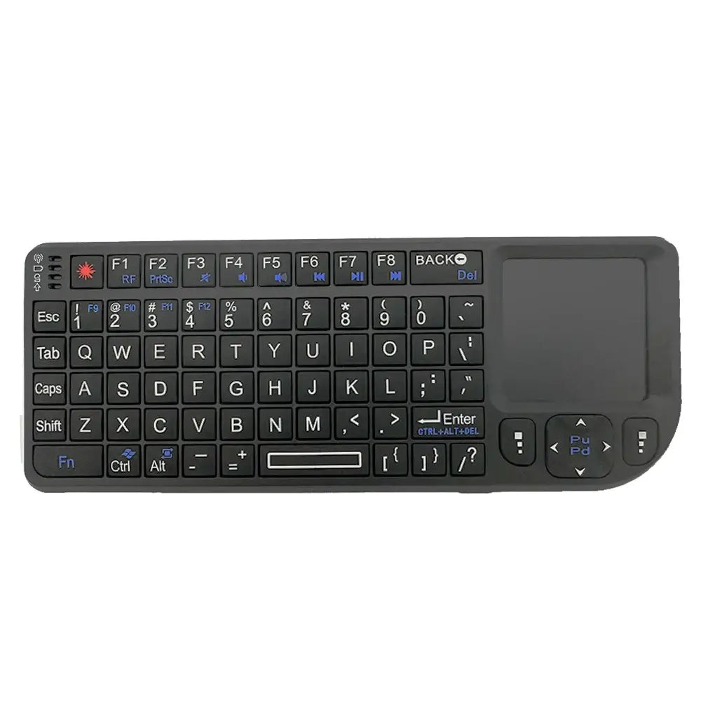 MRSVI A8 Mini Wireless Keyboard 2.4G 7 Color Backlit Touchpad Air Mouse With Infrared Indicator for Android TV Box