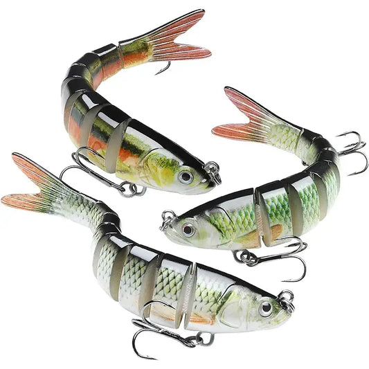 Multi-Jointed Bionic Fishing Lure 10cm/12.4g – 1/3/5pcs - 1Pcs - SS
